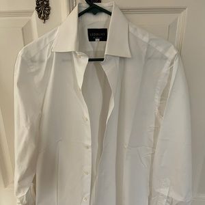 Ledbury white shirt with button cuffs 15/33